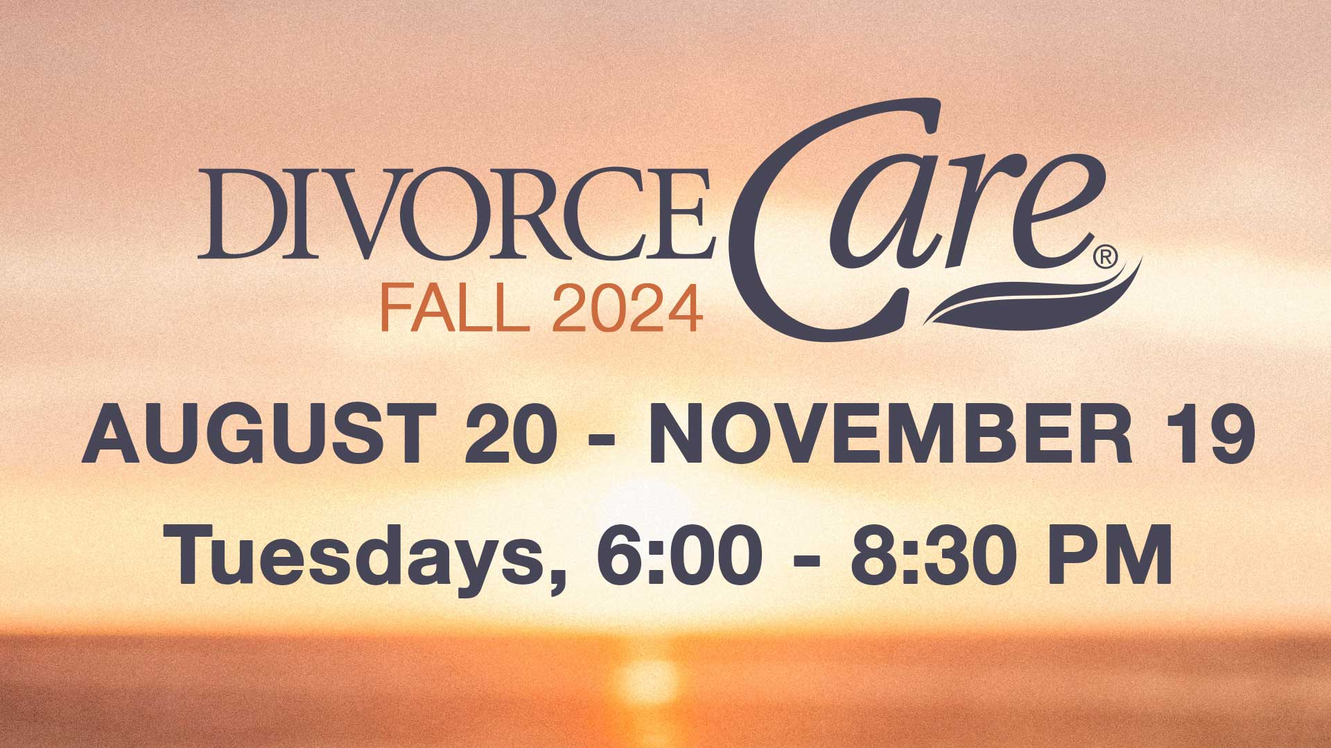 DivorceCare Fall Semester | McGregor Baptist Church