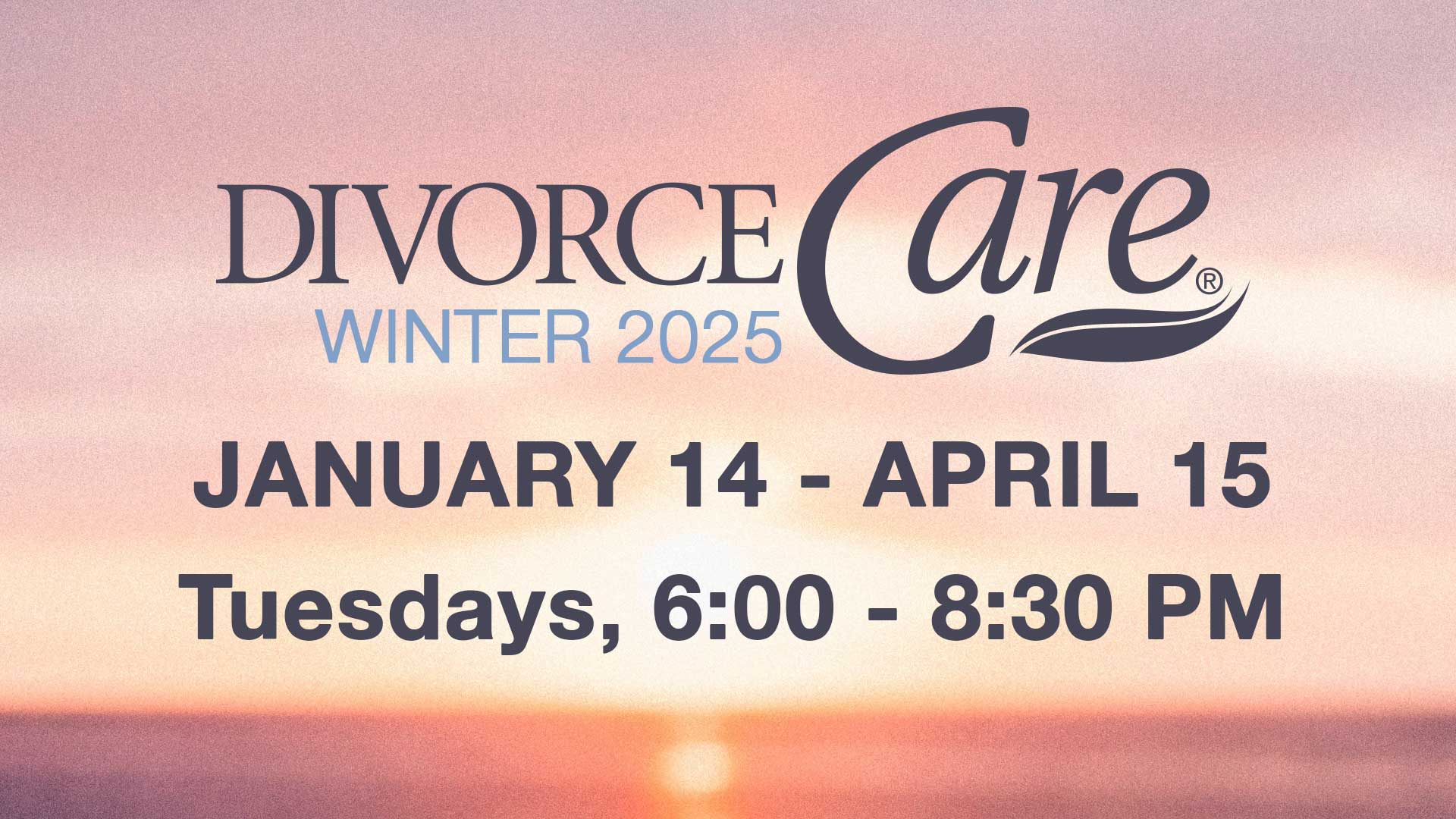 DivorceCare Winter Semester