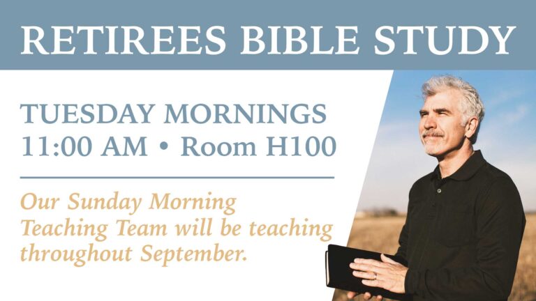 Retirees Bible Study 2025