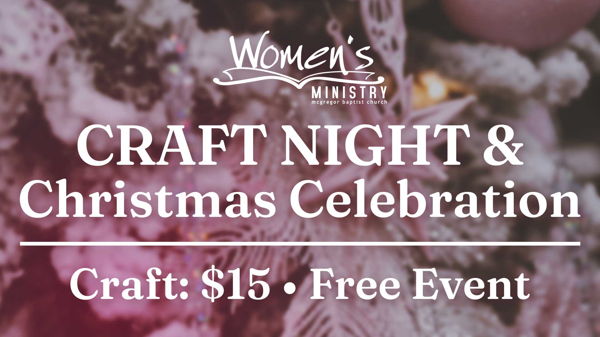 Women's Craft Night