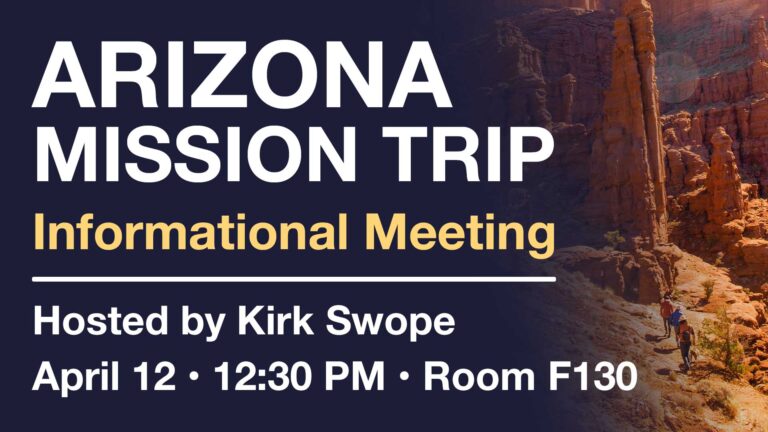Arizona Mission Trip Meeting 2026