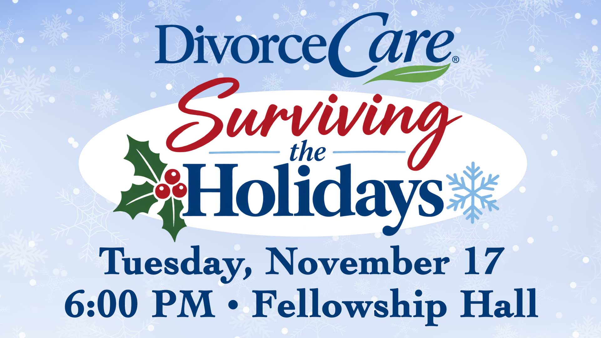 DivorceCare Surviving The Holidays 2026 02