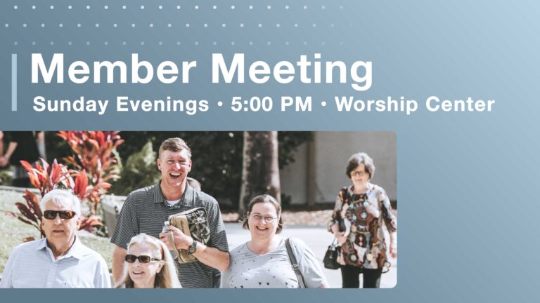 Member Meetings 2026