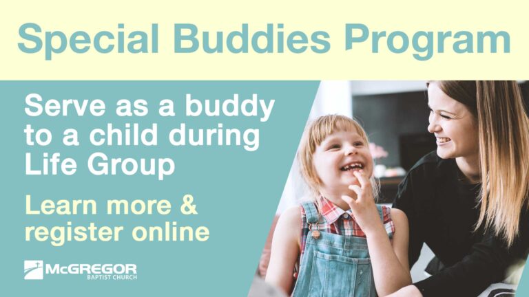 Special Buddies Program 2026
