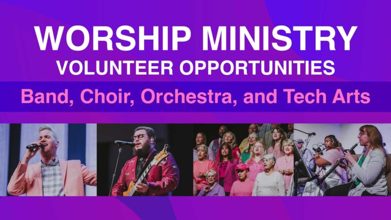 Worship Ministry Volunteers