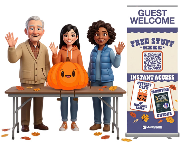 Fall Festival Guest Welcome Table