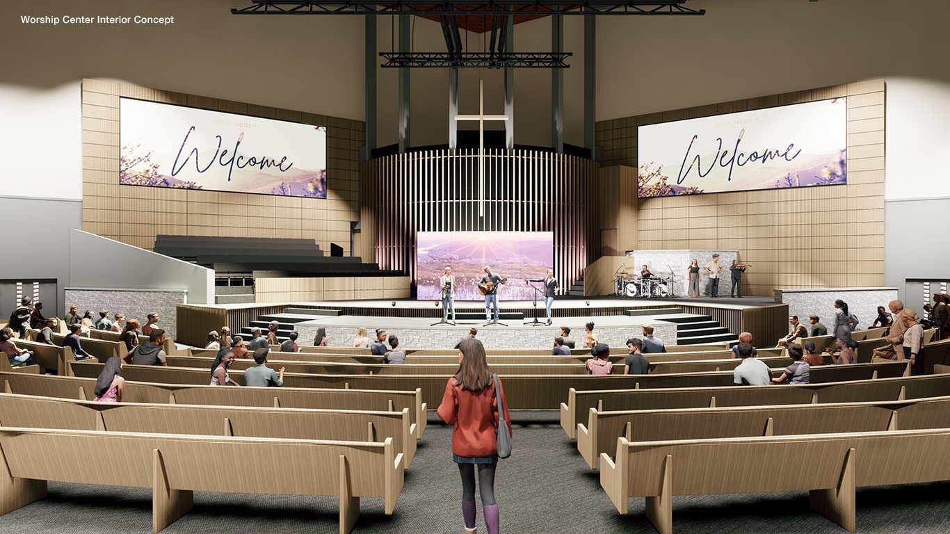 The renewed Worship Center
